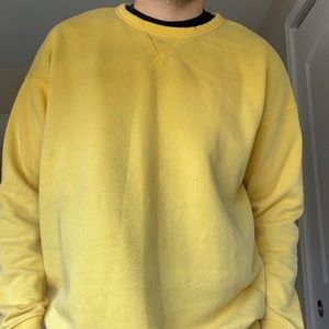 Men’s Yellow Crewneck